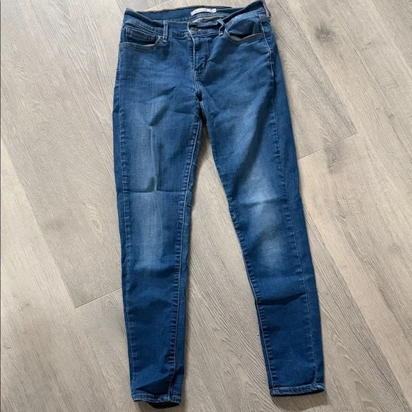 Levi's 710 Dark Blue Super Skinny Jeans for Women - Picture 1 of 6